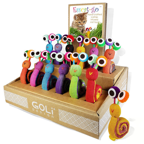 Goli Design Cotton Esscat-Go Snail Plush Cat Toy - Poudre Pet and Feed Supply
